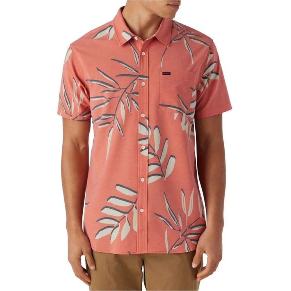 O'Neill Mens Ditsy Print Button Up Shirt, NWT
